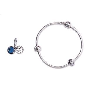 Pandora Galaxy Moon Bracelet Gift Set Sterling Silver Women's Jewelry 19